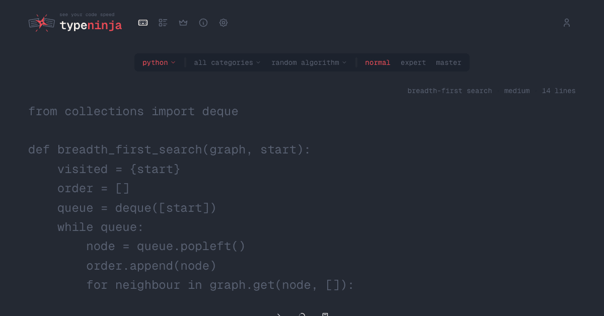 TypeNinja screenshot